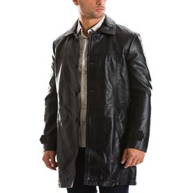 Armani Exchange Vintage Leather Coat