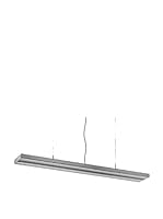 SEGNO Lámpara De Suspensión Line S130 Mono Cell 230V 54W T5 As Plata/Transparente