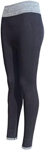Unilove Sports Leggings for Women Long Yoga Stretchy Tights Pants for Workout (L, Black)
