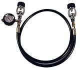 Promate Scuba Tank Equalizer with Pressure Gauge