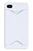 White Credit Card ID Case for Apple iPhone 4, 4S (AT&T, Verizon, Sprint)