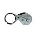 20x by 21mm TRIPLET professional JEWELERS LOUPE crome with LEATHER CASE