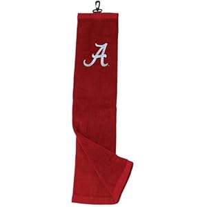 NCAA Alabama Crimson Tide Embroidered Tri-Fold Golf Towel