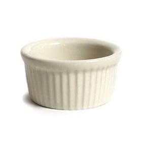 Ramekin Fluted - Eggshell - 3 1/2oz. Size: 3 1/4'' (4 Dozen/Unit)