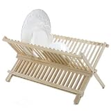 Norpro Pine Wood Folding Dish Rack