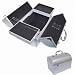 City Lights Madison Collection Aluminum Curved Tool Case. Large center compartment with 2 elastic pockets, 2 fold out trays, 6 loop holders and carrying handle.