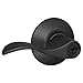 Schlage F51ACC622 Accent Keyed Entry Lever, Matte Black