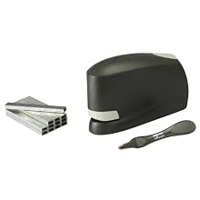 Stanley Bostitch Full Strip Electric Stapler Value Pack with Staples and Push Style Staple Remover, 20 Sheet Capacity (02638)