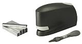 Stanley Bostitch Full Strip Electric Stapler Value Pack with Staples and Push Style Staple Remover, 20 Sheet Capacity (02638)