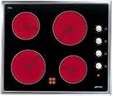 Smeg SE640CXM Ceramic Hob Stainless Trim  from Smeg