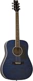 Washburn D10 Series Acoustic Guitar (Blue)