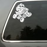 ATV quad vinyl decal big 