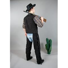 56/58 Cowboy-�berhosen, schwarz
