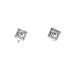 Oliver Weber 8407 Rhodium Swarovski Crystal Earrings