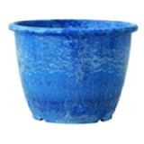 8.5 Round Planter Bali Denim