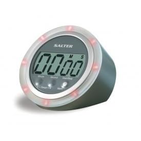 Salter 351Svxr Electronic Speedo Style Lcd Timer With Flashing Led For The Hard Of Hearing 99 Min Count Up/Down