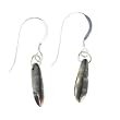 Anna Perrone Multi-Colored Glass Dagger Bead Earrings Finished with .925 Sterling Silver