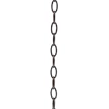 Golden Lighting CHAIN-MW Geller Lighting Accessories in Mahogany Steel Wash