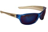 New 2008 Xsportz Sunglasses X3 uv400 Unbreakable Protection (Blue &amp; Silver)