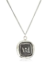 Pyrrha "talisman" Sterling Silver Wings and Wheat Necklace
