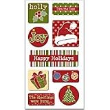 Dear Santa Christmas 3D FX Lenticular Motion Scrapbook Stickers