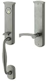 Baldwin 85340.452.LFD Tahoe Emergency Exit Left Hand Dummy Handleset with Tahoe Lever, Distressed Antique Nickel