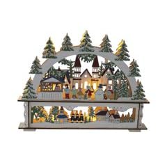 LED Schwibbogen Lichterbogen Batteriebetrieb Kinder Sternsinger