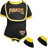 Onesie Pirates NB Bib/Booties