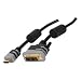 Cable HDMI/DVI de conversion video fiches HDMI et DVI plaquees  or 10 metres