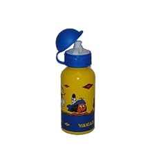 Trinkflasche Yakari gelb Kinder Flasche 400 ml aus Aluminium Alu blau Sport