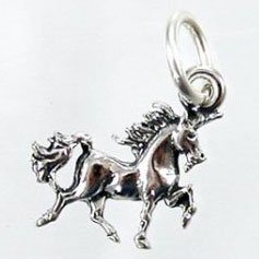 Buy Tiny Sterling Silver Unicorn Charm, #11277 by Taos Trading Charms