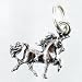 Tiny Unicorn Charm in Sterling Silver, #11277