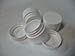 Lip Balm Containers - 0.25 Ounce White Plastic Lip Balm Jars w/lids, 12 Pack