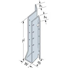 Simpson Strong Tie SUR210-2 Double 2 x 10 Face Mount Joist Hanger Skewed 45� Right