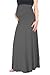 Beachcoco Women's Maternity High Waisted Fold Over Maxi Skirt