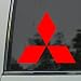 Mitsubishi Red Decal JDM Ralliart Lancer EVO Car Red Sticker