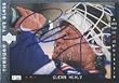Glenn Healy, New York Rangers, 1996 Upper Deck Through the Glass Autographed Card