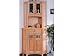 Kitchen & Housewares : Natural Corner Buffet and Hutch