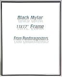 Black Mylar Framed Television Show Print Poster Lost