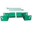 Metal Jump Cup with Pins- Red