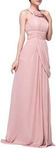 Ibeauty Halter Strapless Floor-length Slim Pink Lovely Bride Gown Cameo Brown LFL13808 Cameo Brown US 0/2