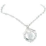 Manchester United FC. Silver Plated Crest Pendant and Chain