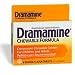 Dramamine Chewable Formula ~8 Orange Flavor Tablets