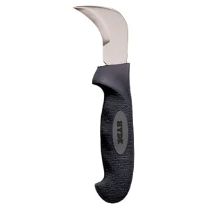 Hyde Tools 20550 2-1/2-Inch Flooring and Roofing Knife, Black and Silver
