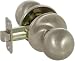 Callan Fairfield Entrance Knob & Single Deadbolt Satin Nickel