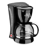 Team - KM 41 B - Cafetière 10-12 Tasses - Système Anti-Gouttes - Porte Filtre Suspendu - Pivotant - Coloris Noir