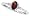 0.38ct Garnet and Diamond Gemstone Ring in 10Kt White Gold-5