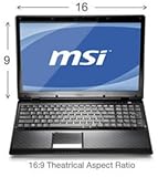 MSI 15.6" A6200-689US Intel 4GB 320GB Laptop Notebook Computer
