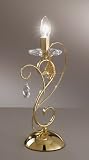 PRINCIPESSA:, Tischleuchte, Made in Italy, Handarbeit, Made with STRASS Swarovski Kristall,
