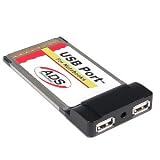 ADS Tech USB Turbo 2.0 2-Port USB 2.0 PC Card